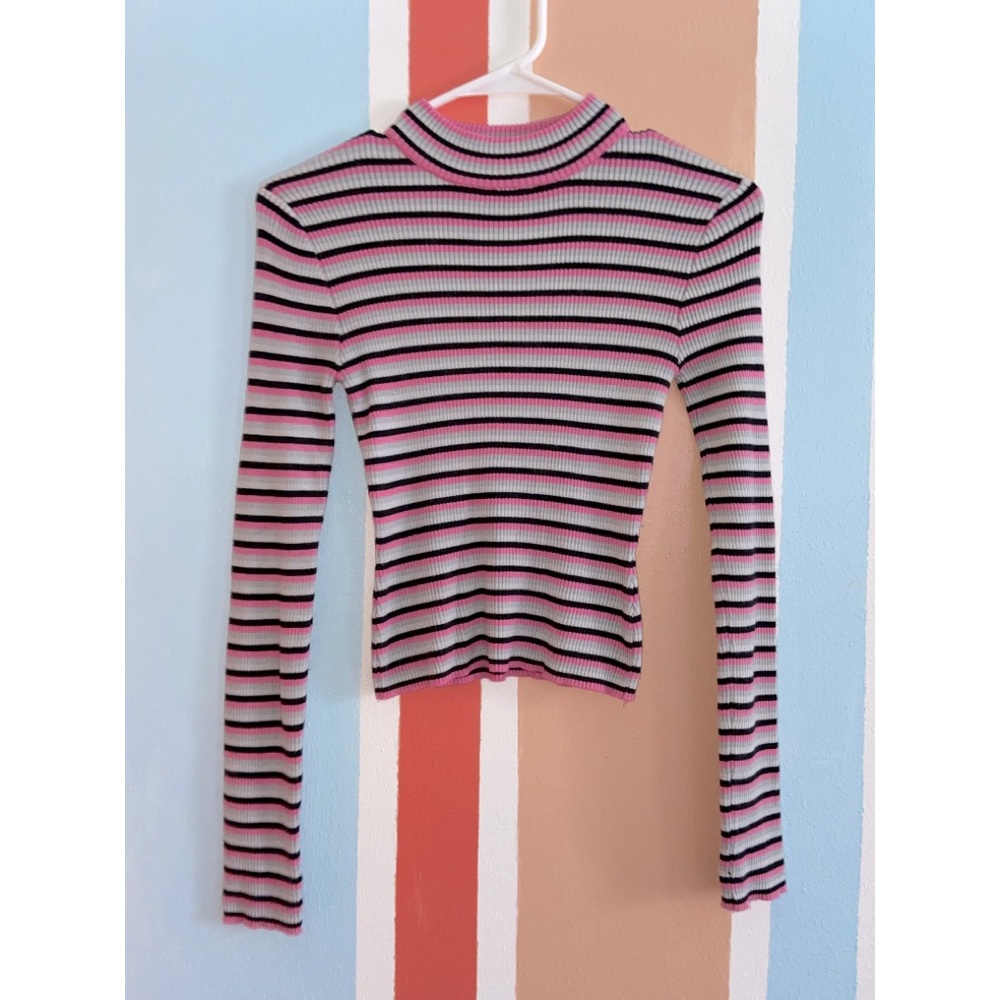Stripe Sweater Top
